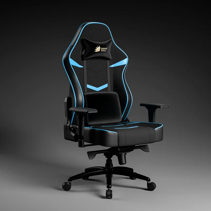Green Soul Monster Ultimate Series T | Multi-Functional Ergonomic Gaming & Office Chair | 4D Armrests | 180° Recline (Full Black)