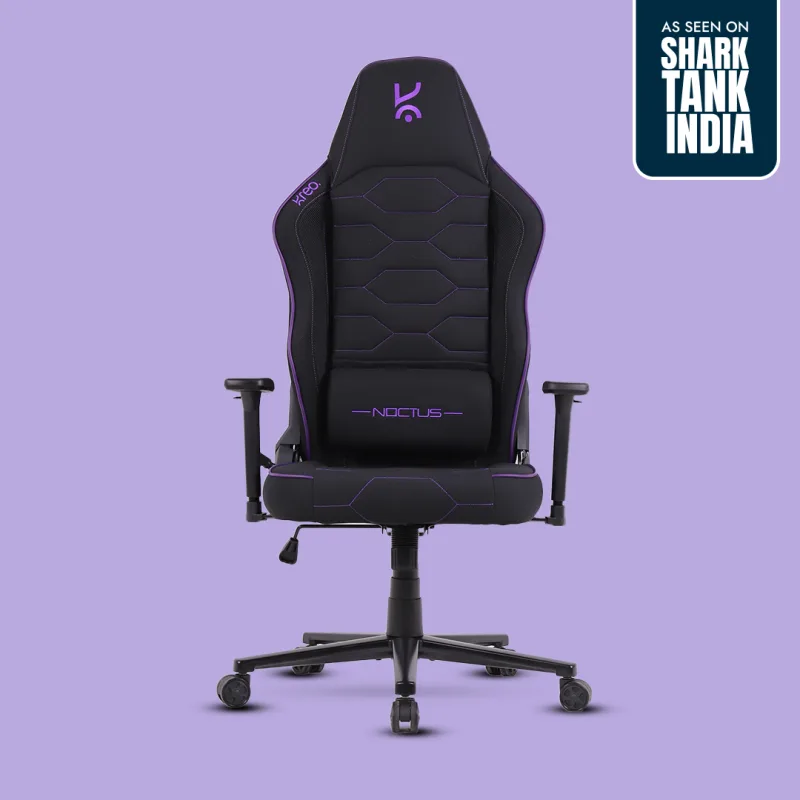 Kreo Noctus Premium Gaming Chair | Mesh & Fabric | 3D Armrests | 180° Recline | BIFMA Certified