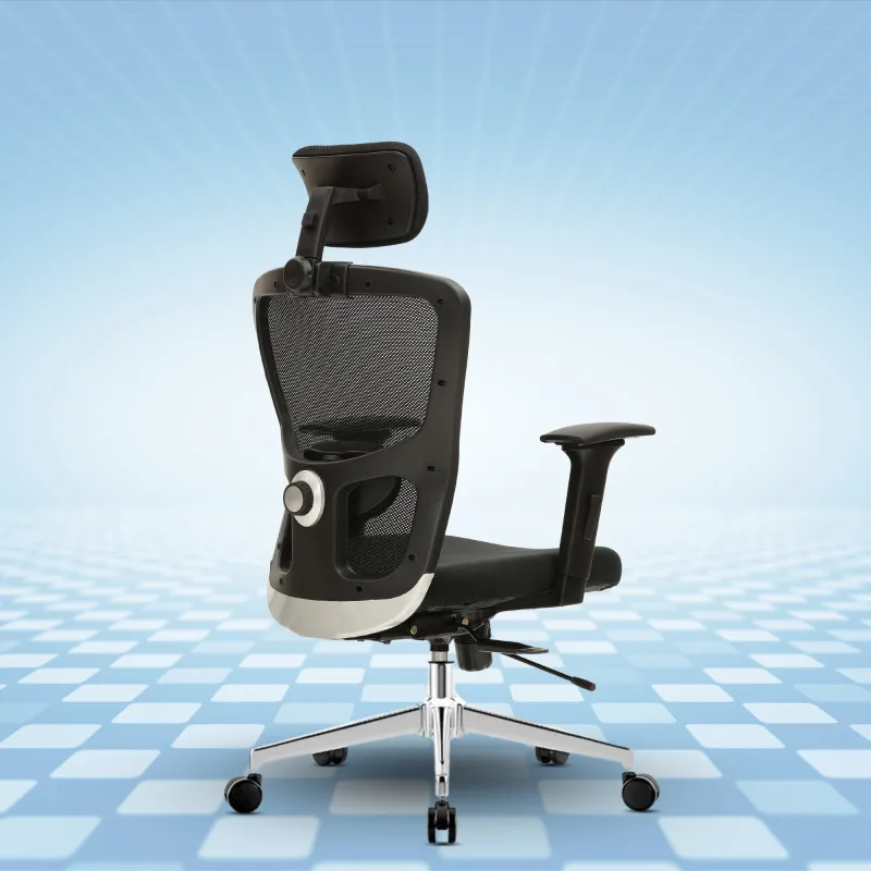 NeuArc Ventus Pro Ergonomic Office Chair | 3D Armrests | Synchro Tilt | Seat Slider | 5-Year Warranty (Grey)